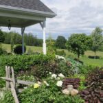Vue du jardin de Jocelyn et Joanne Leblanc